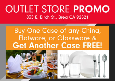 Outlet Promo - Tabletop Mix & Match BOGO