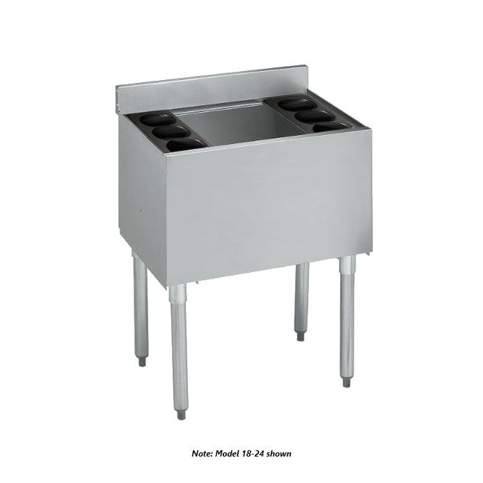 Krowne 18-36-7 1800 Series Underbar Ice Bin / Cocktail Unit w/ Cold Plate, 36"